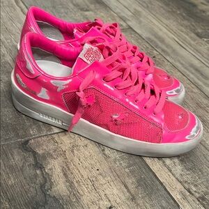 Golden Goose Hot Pink Women's Sneakers